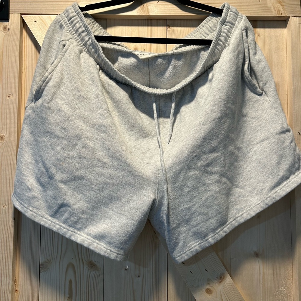 Aeropostale Women's Light Gray Athletic Shorts